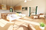 Farmhouse Style House Plan - 2 Beds 2 Baths 1188 Sq/Ft Plan #126-297 