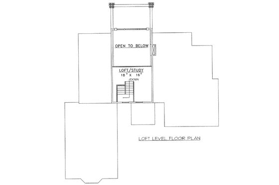 Floor Plan - Other Floor for Traditional House Plan #117-464 - 3 bed, 2.5 bath