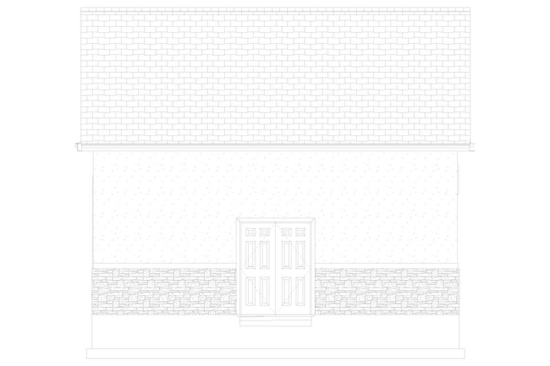 Home Plan - Exterior - Other Elevation 2 for Traditional House Plan #1060-163, 0 bath
