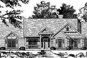 Country Exterior - Front Elevation Plan #40-201
