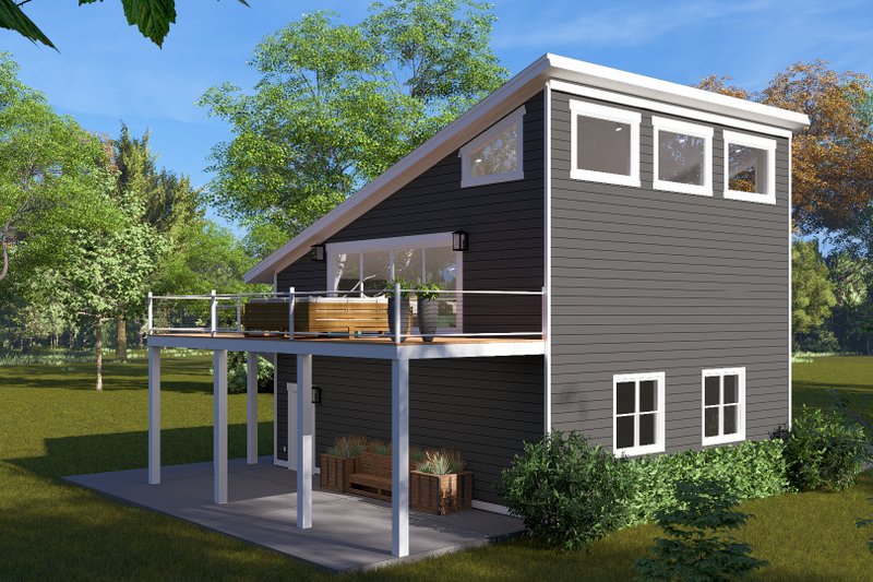 House Design - Exterior - Other Elevation for Modern House Plan #1060-283, 1.5 bath