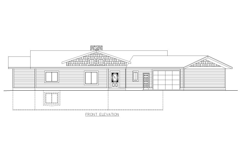 Dream House Plan - Exterior - Front Elevation 3 for Craftsman House Plan #117-960 - 3 bed, 4 bath
