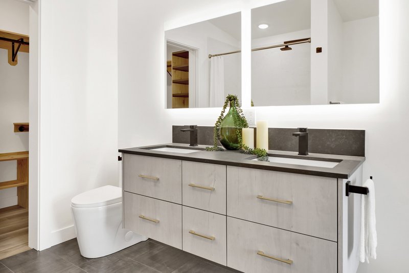 Architectural House Design - Interior - Bathroom 4 for Contemporary House Plan #1070-233 - 2 bed, 2 bath