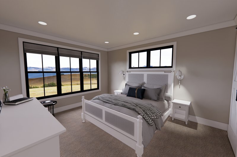 Home Plan - Interior - Master Bedroom for Farmhouse House Plan #51-1324 - 4 bed, 3 bath