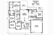 Traditional Style House Plan - 4 Beds 2 Baths 1970 Sq/Ft Plan #124-279 