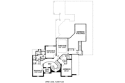 Tudor Style House Plan - 4 Beds 4.5 Baths 4190 Sq/Ft Plan #141-287 