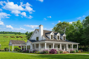 House Plan Design - Exterior - Front Elevation for Farmhouse House Plan #17-3420 - 4 bed, 3 bath