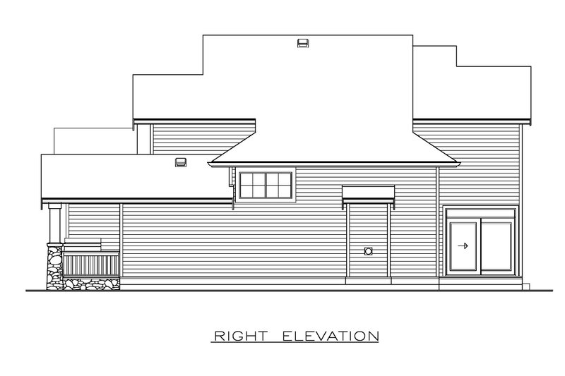 Dream House Plan - Exterior - Other Elevation 1 for Craftsman House Plan #1100-159 - 3 bed, 2.5 bath
