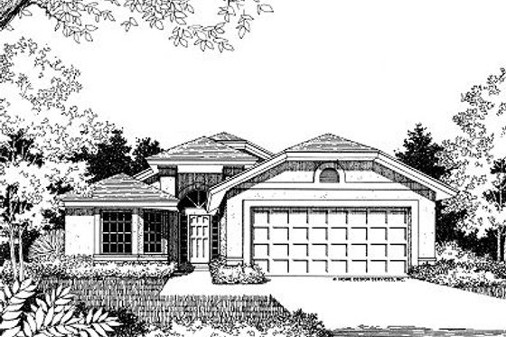 Exterior - Other Elevation 1 for European House Plan #417-135 - 3 bed, 2 bath