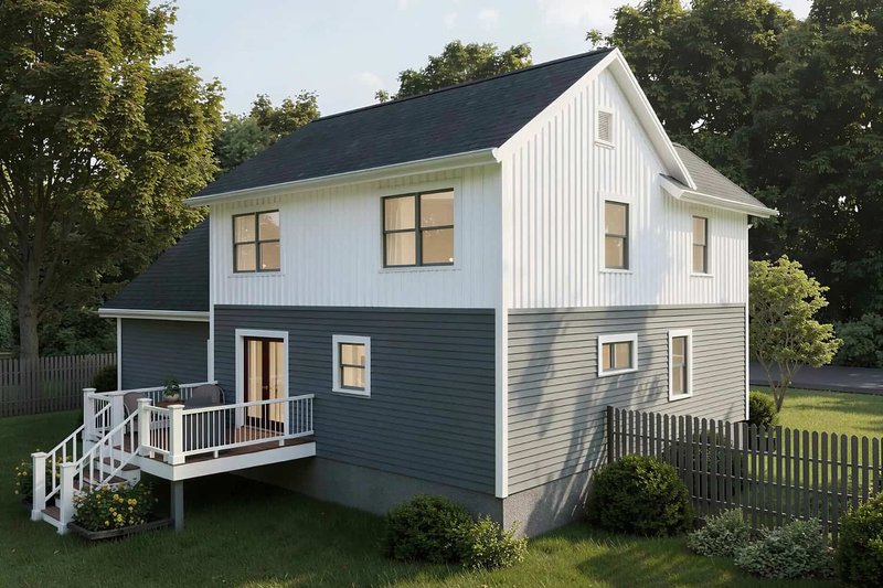 Dream House Plan - Exterior - Other Elevation for Farmhouse House Plan #79-180 - 4 bed, 2.5 bath