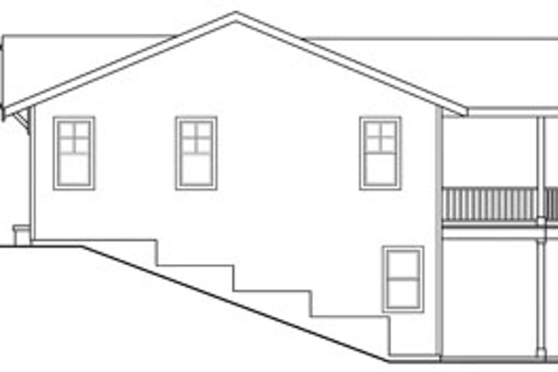 Home Plan - Exterior - Other Elevation 1 for Ranch House Plan #124-740 - 3 bed, 2.5 bath