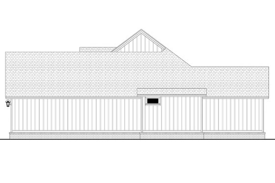 Exterior - Other Elevation 1 for Farmhouse House Plan #430-250 - 3 bed, 2 bath