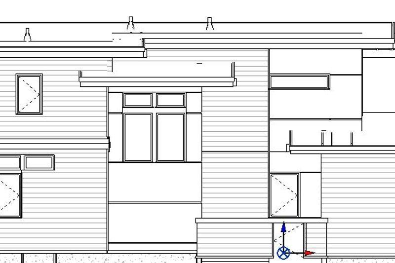 Architectural House Design - Exterior - Other Elevation 4 for Modern House Plan #895-172 - 4 bed, 2.5 bath