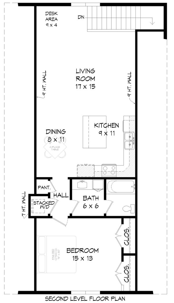 Farmhouse Floor Plan - Upper Floor Plan #932-914