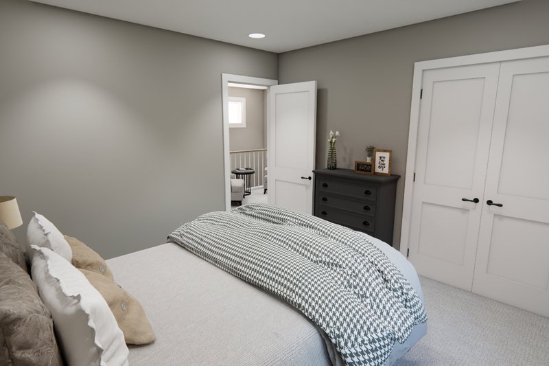 House Design - Interior - Bedroom 3 for Bungalow House Plan #51-1370 - 3 bed, 2.5 bath