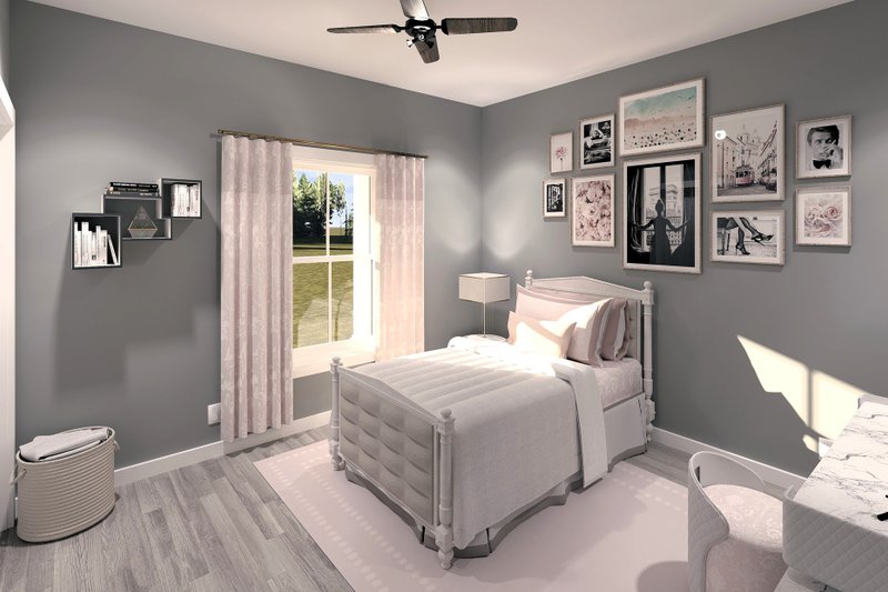 Dream House Plan - Interior - Bedroom for Cottage House Plan #44-247 - 3 bed, 2 bath
