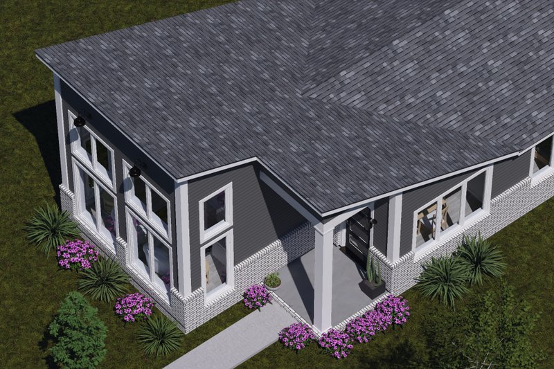 Dream House Plan - Exterior - Other Elevation 5 for Modern House Plan #513-2440 - 2 bed, 2 bath