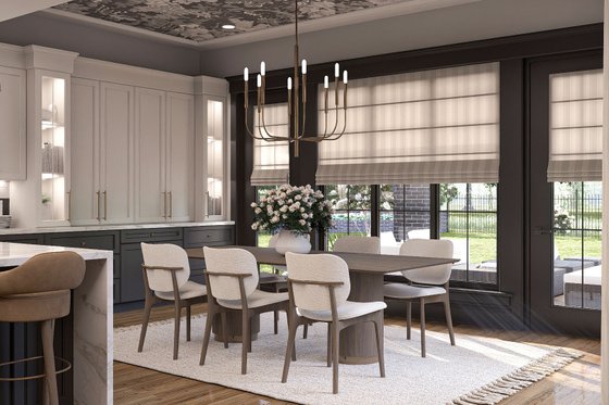 Interior - Dining Room 1 for Colonial House Plan #455-388 - 5 bed, 4.5 bath