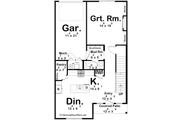 Traditional Style House Plan - 3 Beds 2.5 Baths 1916 Sq/Ft Plan #455-387 