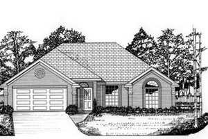 Traditional Exterior - Front Elevation Plan #62-102