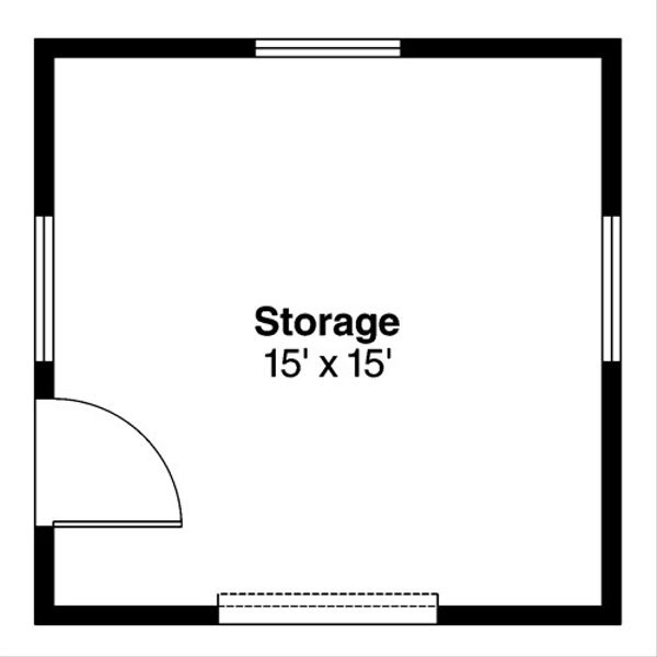 House Blueprint - Craftsman Floor Plan - Main Floor Plan #124-786