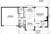 Craftsman Style House Plan - 4 Beds 2.5 Baths 2232 Sq/Ft Plan #46-929 