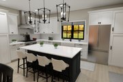 Farmhouse Style House Plan - 3 Beds 2.5 Baths 1457 Sq/Ft Plan #51-1390 