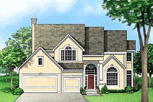 Traditional Exterior - Front Elevation Plan #67-541