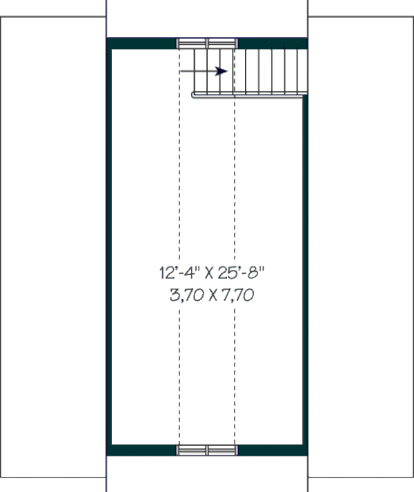 Architectural House Design - Craftsman Floor Plan - Upper Floor Plan #23-2277