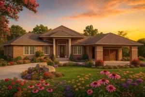 Contemporary Exterior - Front Elevation Plan #124-850