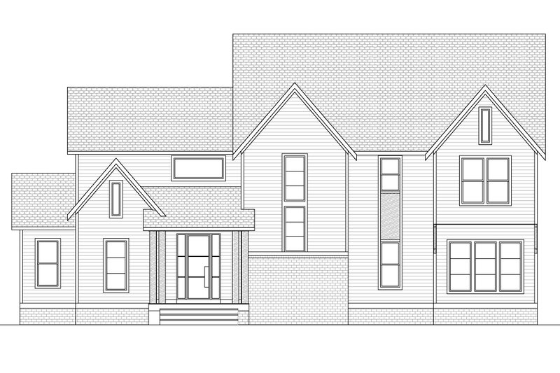 Architectural House Design - Exterior - Front Elevation 1 for Traditional House Plan #1080-18 - 5 bed, 4.5 bath