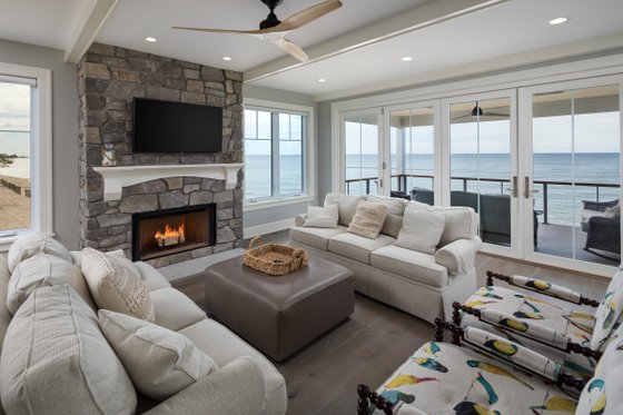 Interior - Family Room for Cottage House Plan #928-354 - 4 bed, 3.5 bath