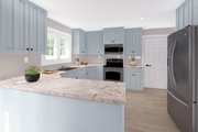 Ranch Style House Plan - 3 Beds 1.5 Baths 1350 Sq/Ft Plan #1060-388 