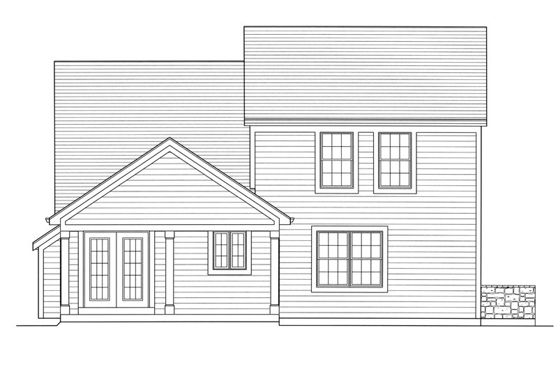 Dream House Plan - Exterior - Other Elevation for Cottage House Plan #46-498 - 3 bed, 2.5 bath