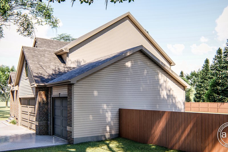 House Blueprint - Exterior - Other Elevation 1 for Traditional House Plan #455-175 - 4 bed, 3.5 bath