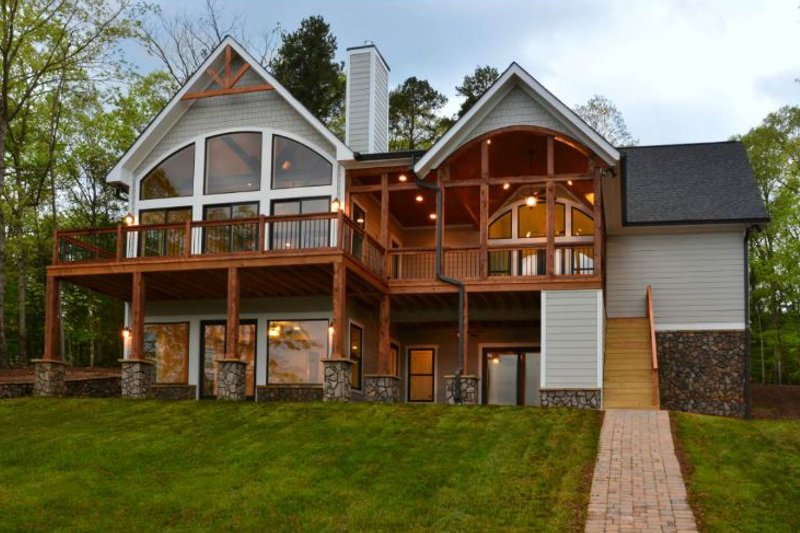 House Plan Design - Exterior - Front Elevation 3 for Traditional House Plan #54-495 - 4 bed, 2.5 bath