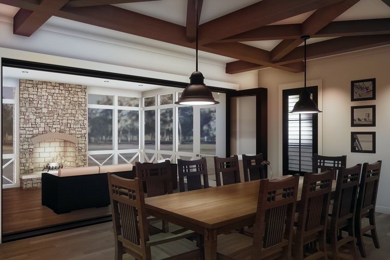 Home Plan - Interior - Dining Room for Farmhouse House Plan #1088-2 - 3 bed, 3.5 bath