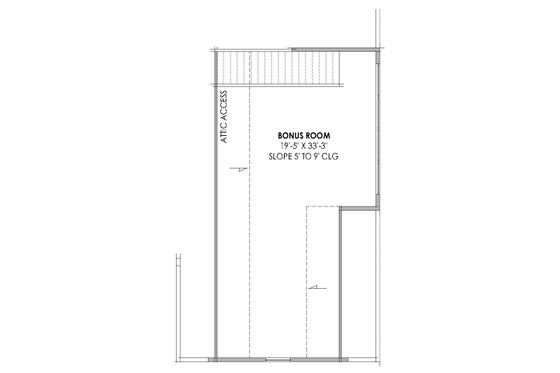 Floor Plan - Upper Floor for Modern House Plan #1096-42 - 4 bed, 3 bath