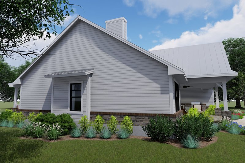 House Plan Design - Right Side Elevation