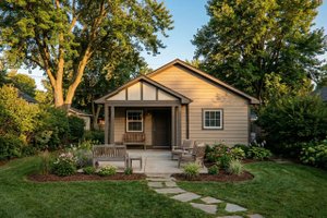 House Blueprint - Contemporary Exterior - Front Elevation Plan #1099-15