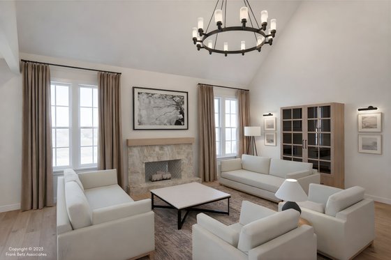 Interior - Family Room for Traditional House Plan #927-1042 - 4 bed, 3 bath