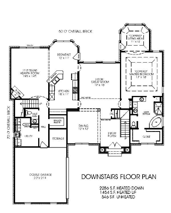 European Floor Plan - Main Floor Plan #424-1