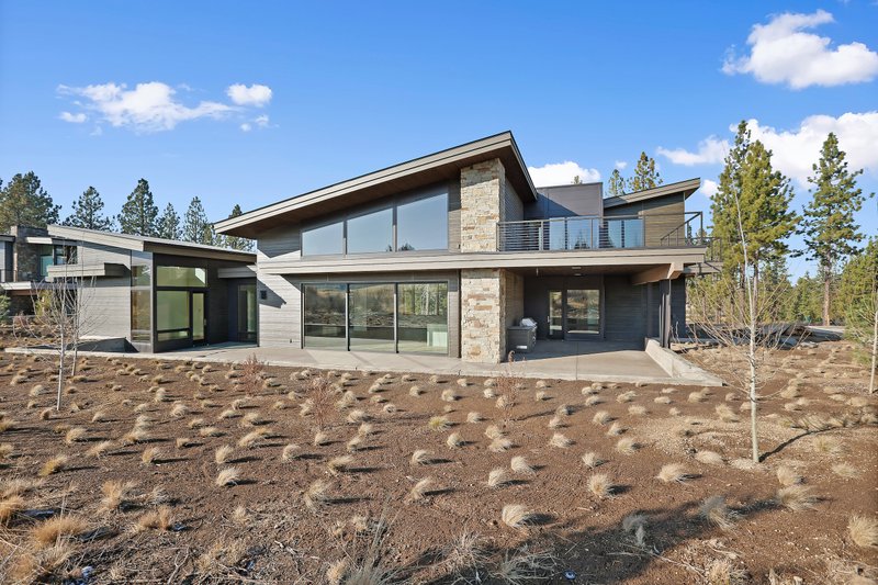 Architectural House Design - Exterior - Rear Elevation for Contemporary House Plan #892-40 - 4 bed, 4.5 bath