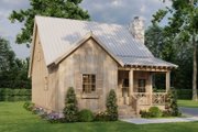 Cabin Style House Plan - 2 Beds 2 Baths 1266 Sq/Ft Plan #923-388 