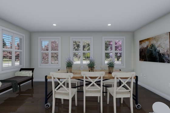 Interior - Dining Room for Craftsman House Plan #1060-106 - 5 bed, 4 bath