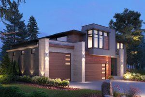 Exterior - Other Elevation for Contemporary House Plan #1066-132 - 4 bed, 4.5 bath
