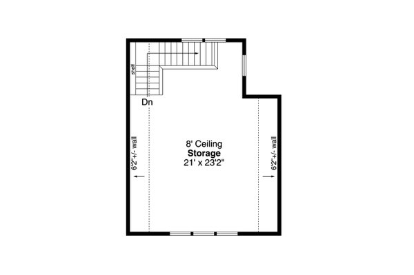House Blueprint - Traditional Floor Plan - Upper Floor Plan #124-1275