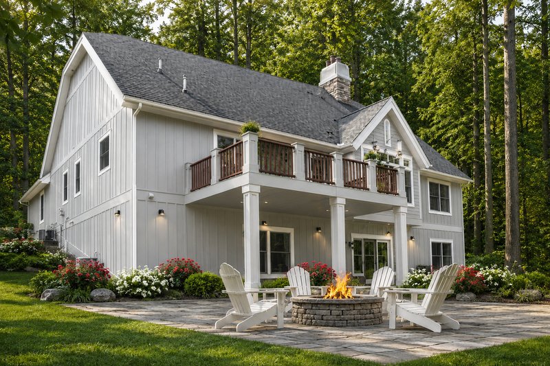 Dream House Plan - Exterior - Rear Elevation 1 for European House Plan #928-155 - 3 bed, 2.5 bath
