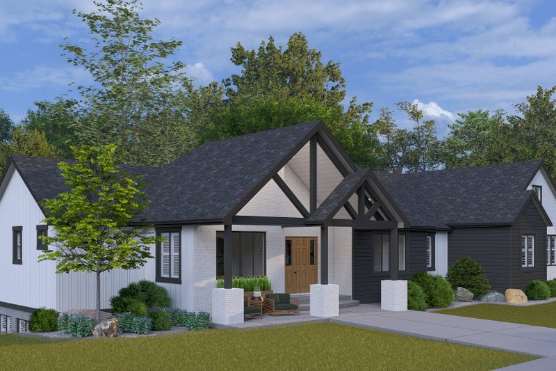 Dream House Plan - Exterior - Rear Elevation 3 for Farmhouse House Plan #1060-426 - 2 bed, 3.5 bath