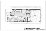 Modern Style House Plan - 3 Beds 2.5 Baths 2576 Sq/Ft Plan #1075-20 